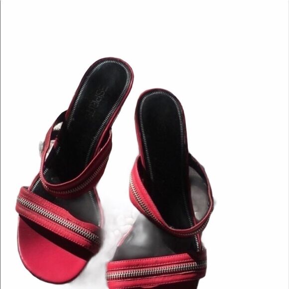 Esprit heels size 8 pink side zipper tall heel - Picture 2 of 9
